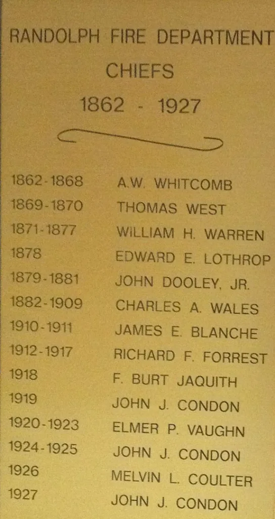 Former Chiefs 1862-1927